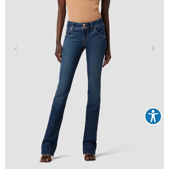 Hudson Pop Signature Mid Rise Boot Cut Jeans Size 29 - Picture 3 of 10